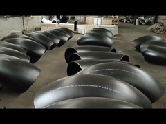 همه سایزها آرنج جوش داده شده با لب به لب 90 درجه 1D بدون درز A234 WPB STD Hot Pushing